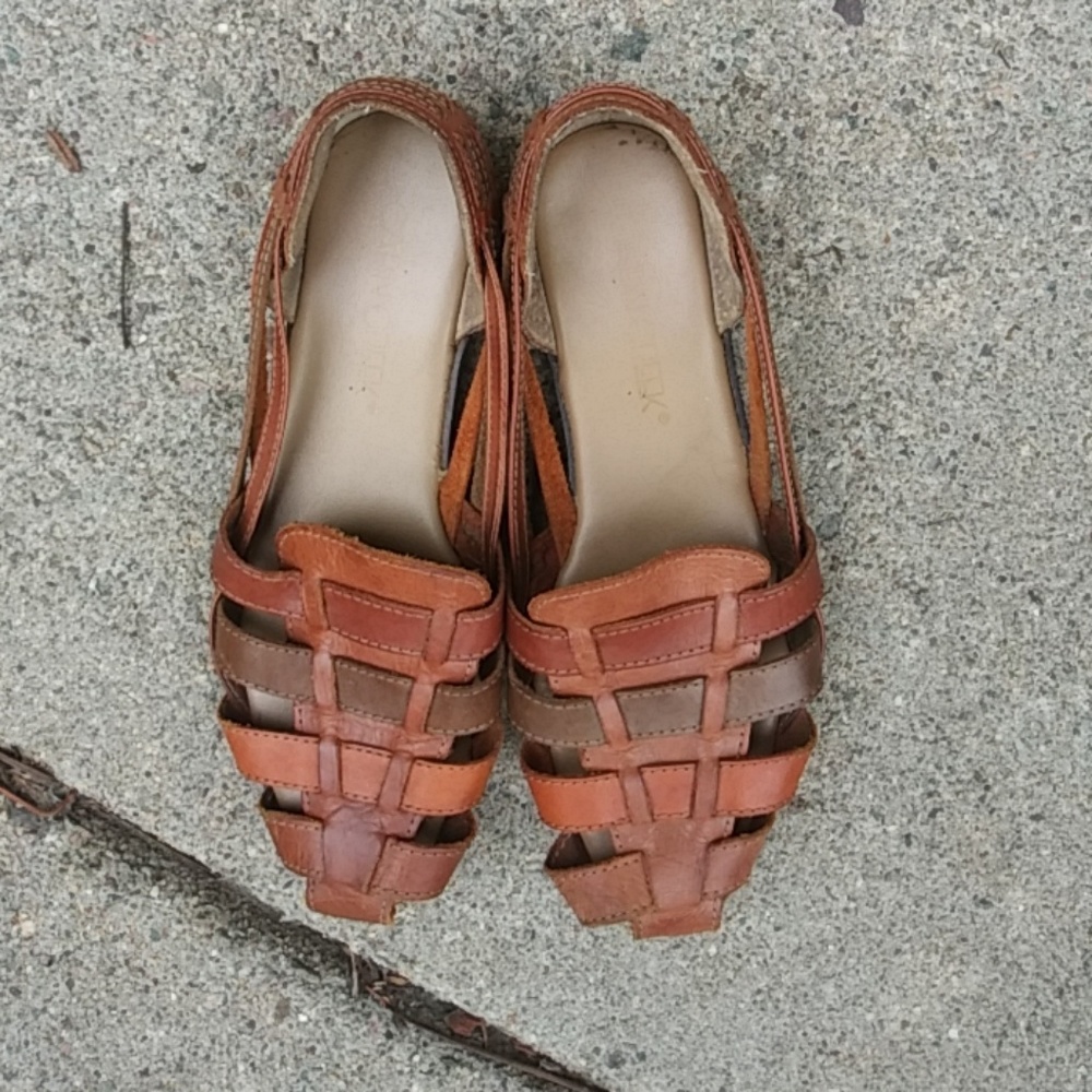 Woven Leather Slipons